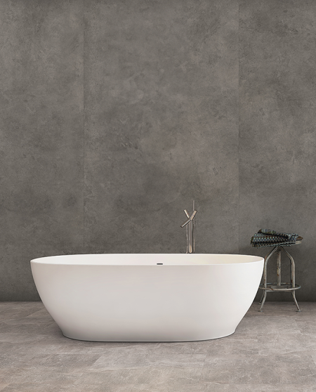 Ceramin Tiles Beton dunkelgrau